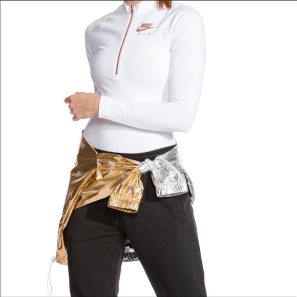 NWT Nike Metallic Logo Windbreaker - Picture 3 of 7